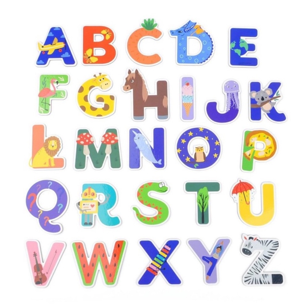 NIB Target Bullseye Playground 26ct Magnetic Alphabet, Back to School